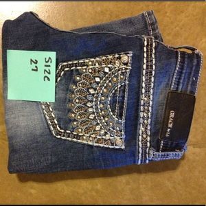 Grace in L.A. blue jeans